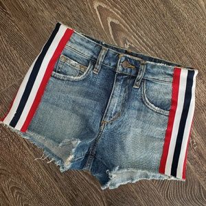 Joe's Side Stripe Jean Shorts